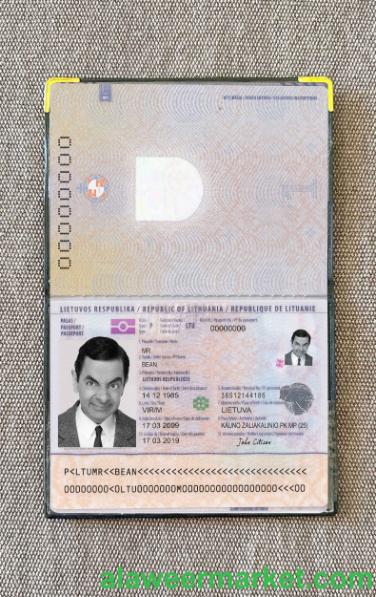 Lithuania passport photo look